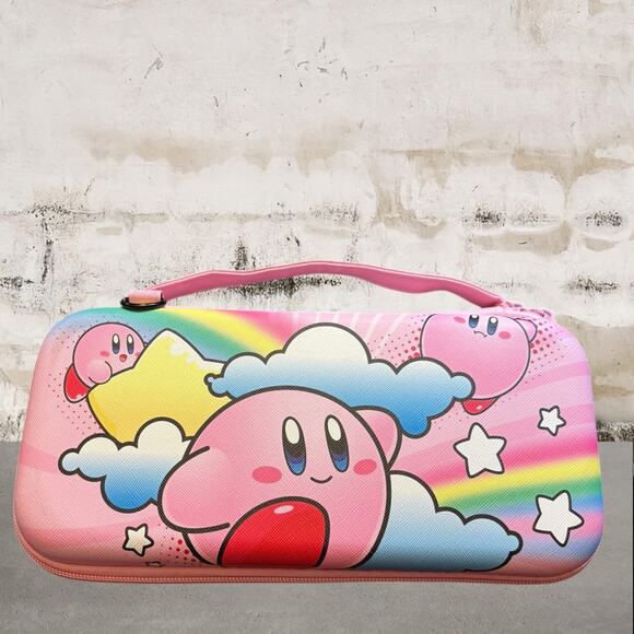 Kirby Carrying Case for Nintendo Switch with Adjustable Shoulder Strap NEW - Picture 1 of 5